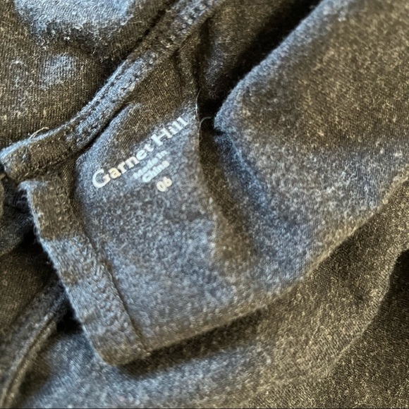 𝅺Garnet Hill Gray Wide Leg Jumpsuit size 6 - Picture 7 of 7